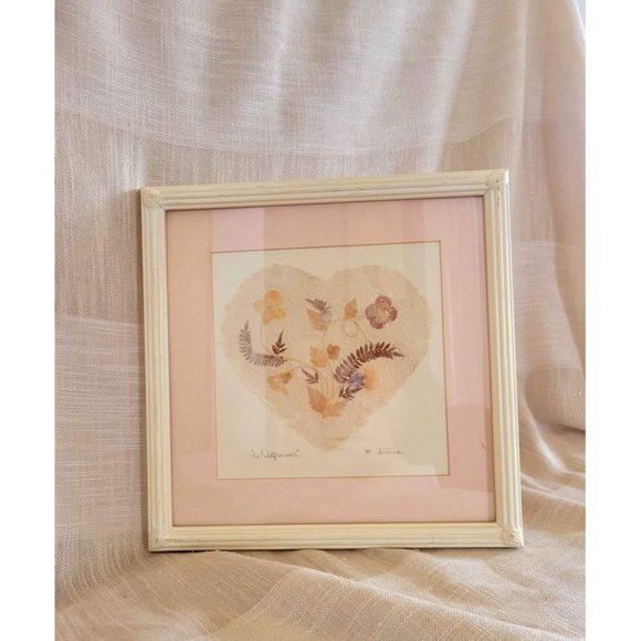 Vintage Pressed Flowers Framed Art - Picture 9 of 9